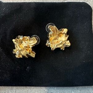 AMBER SCEATS FOR RACHEL ZOE Gold tone Reese Earrings